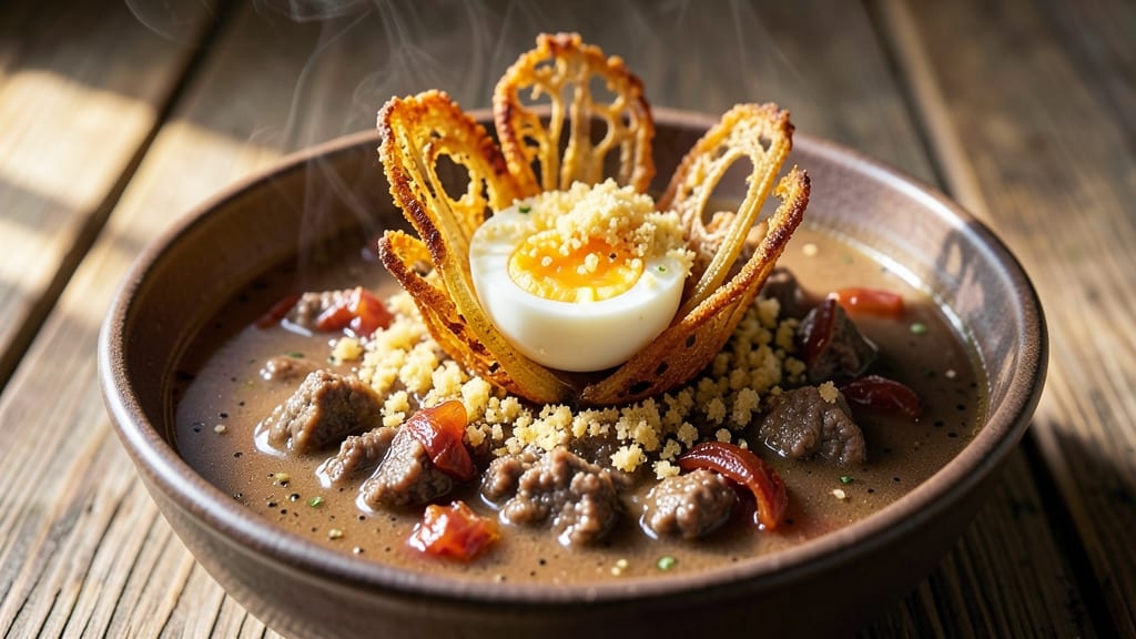 5 Star Hamburger Soup Recipe: Meatball-Studded Comfort with Crispy Celery Crowns