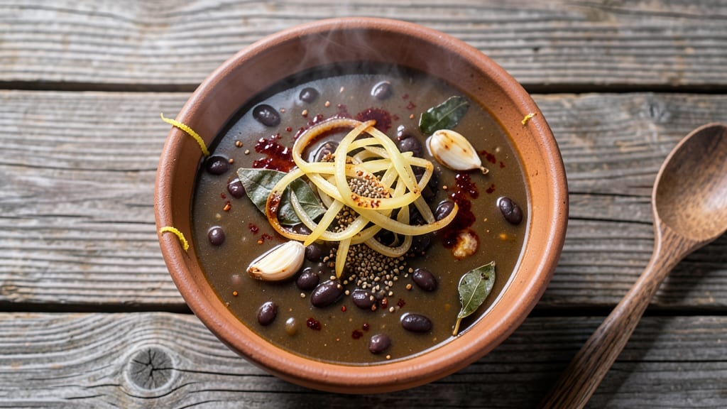 Black Bean Soup Recipe With Dried Black Beans: Slow-Simmered Depth and Earthy Richness