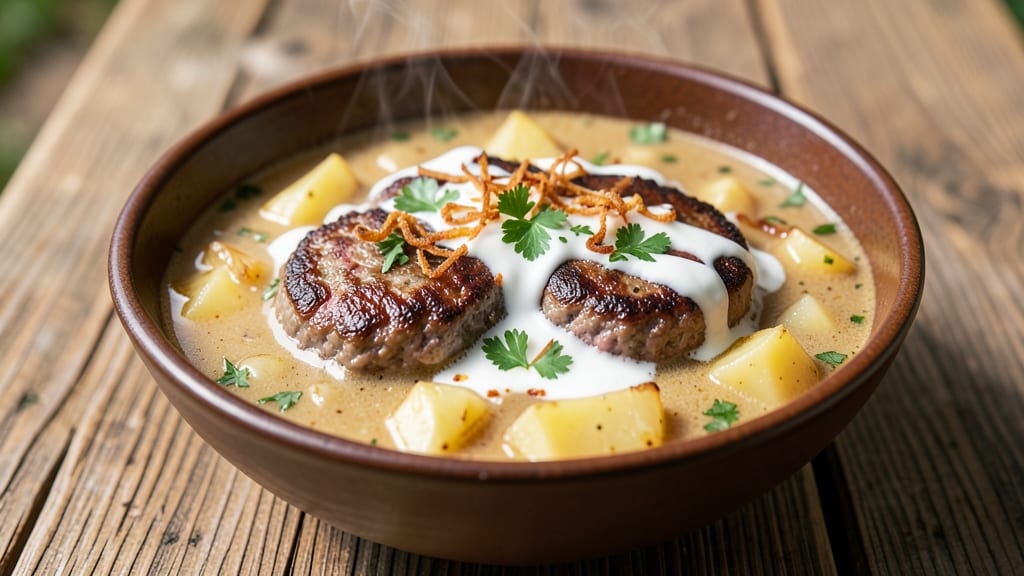 Backyard Burgers and Potato Soup Recipe: Ultimate Grill-to-Bowl Combo