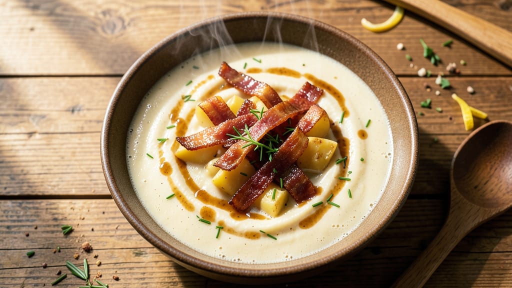 Bear Creek Cheddar Potato Soup Recipe: Smoky Bacon Crunch Over Velvety Cheese Base