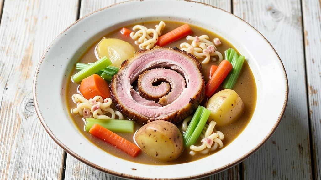 Amish Church Soup Recipe: Slow-Simmered Ham and Noodle Harmony
