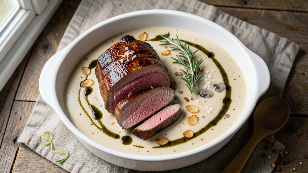Beef Roast Recipe Cream of Mushroom Soup Oven: Oven-Braised Tender Meat and Creamy Sauce