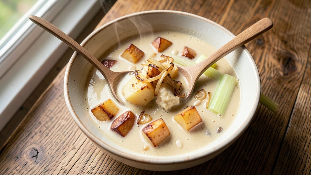 Baked Potato Soup Recipe With Half and Half: Ultra-Smooth Velvety Texture