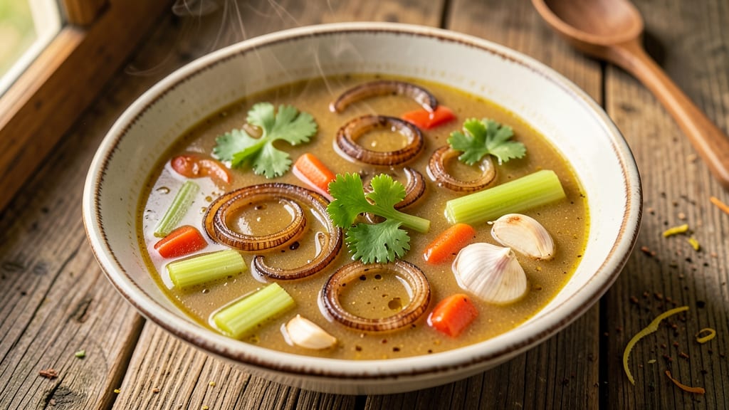 Backburner Soup Recipe: Slow-Simmered Celery Crown Crunch Magic