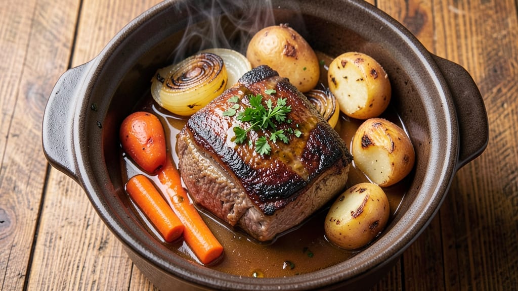 Lipton Soup Pot Roast Crock Pot Recipe: Slow-Cooked Tender Meat with Veggie-Packed Flavor