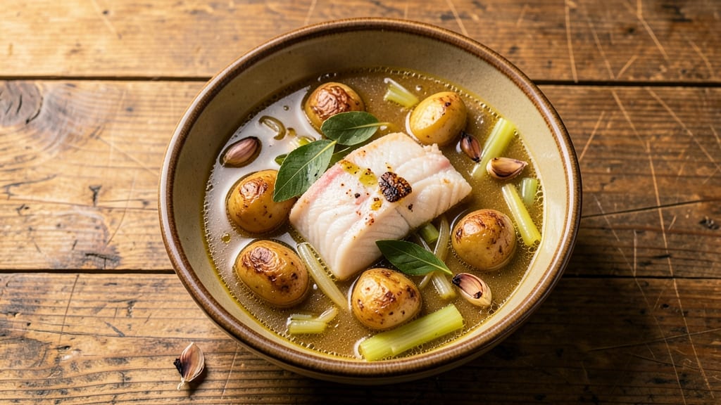 Best Fish Soup Recipe in the World with Potatoes: Golden Broth and Fluffy Potato Bites