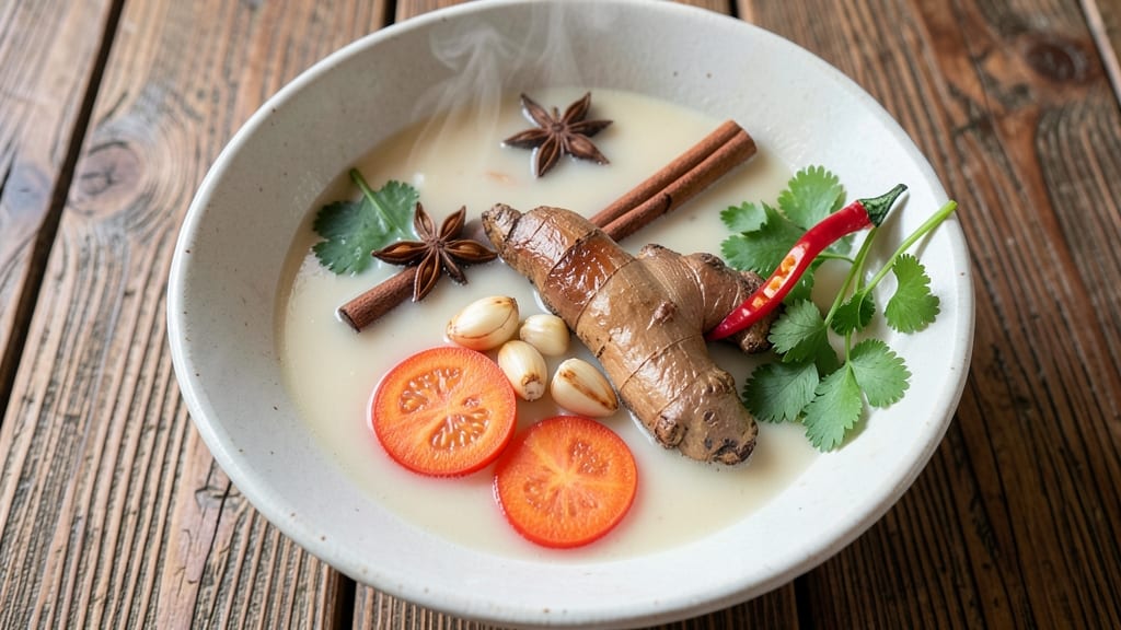 Asian Ginger Broth Soup Recipe: Spicy-Zesty Harmony in 25 Minutes