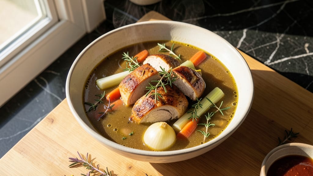 Award-Winning Turkey Soup Recipe: Slow-Simmered Richness With Herb-Infused Crunch