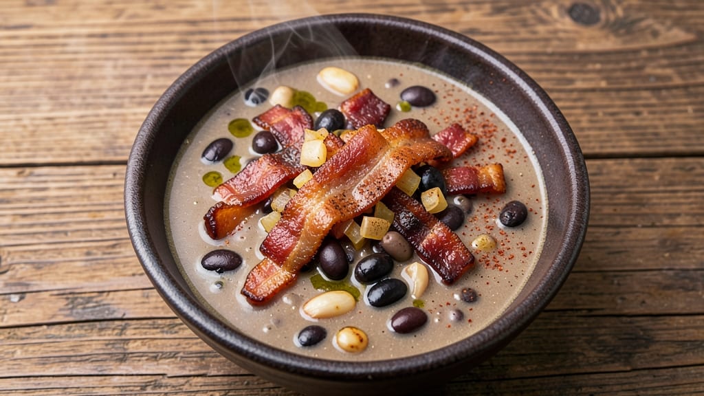 Black Bean and Bacon Soup Recipe: Smoky Bacon Crunch Meets Hearty Bean Depth