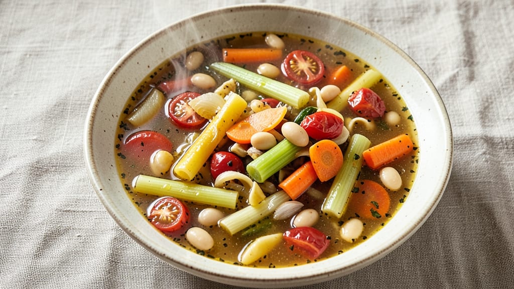 Amazing Minestrone Soup Recipe: Hearty Bean and Veggie Medley in One Pot