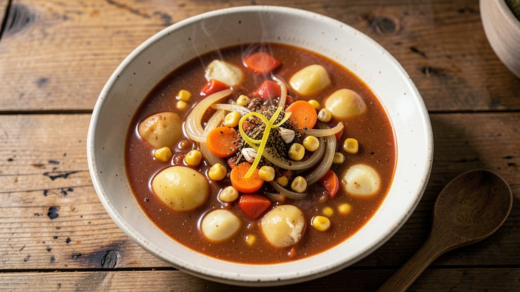 Apple Barn Restaurant Pigeon Forge Vegetable Soup Recipe: Celery Crown Crunch Over Creamy Tomato Base