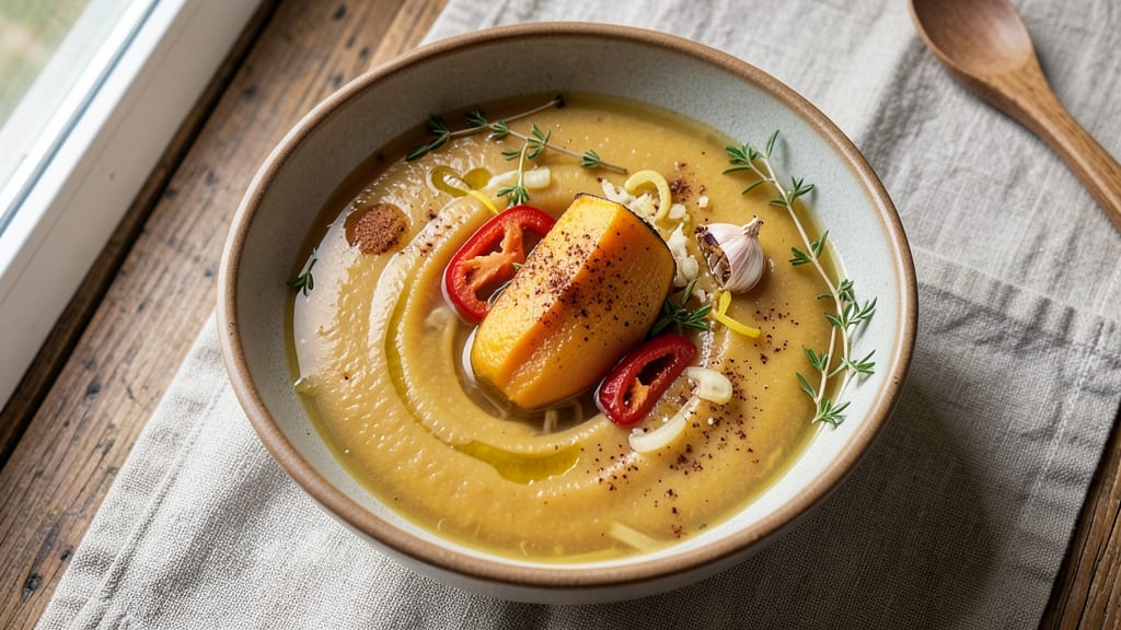 Asylum Butternut Squash Soup Recipe: Spiced Roasted Squash Meets Warm Sage Swirl