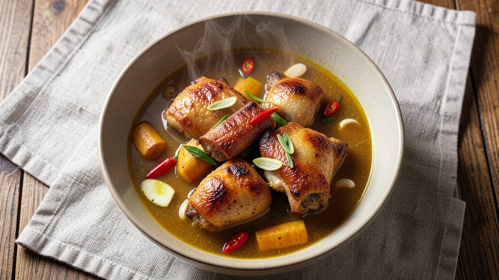 Bangladeshi Chicken Soup Recipe: Fragrant Turmeric and Coconut Broth Magic