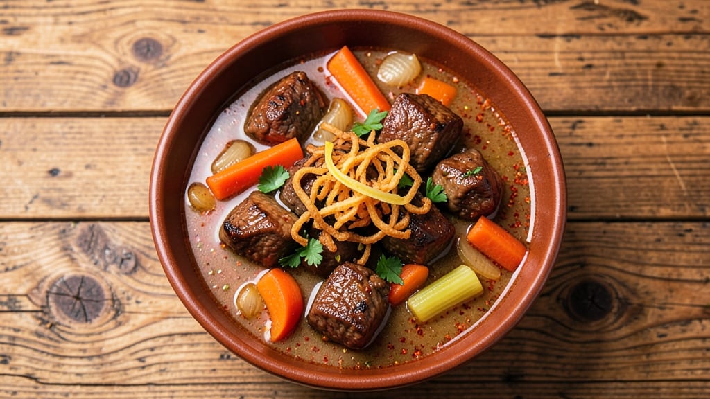 Bavarian Goulash Soup Recipe: Paprika-Kissed Beef and Caramelized Onions