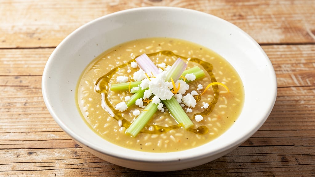 Authentic Greek Lemon Soup Recipe: Bright Citrus and Celery Crown Crunch
