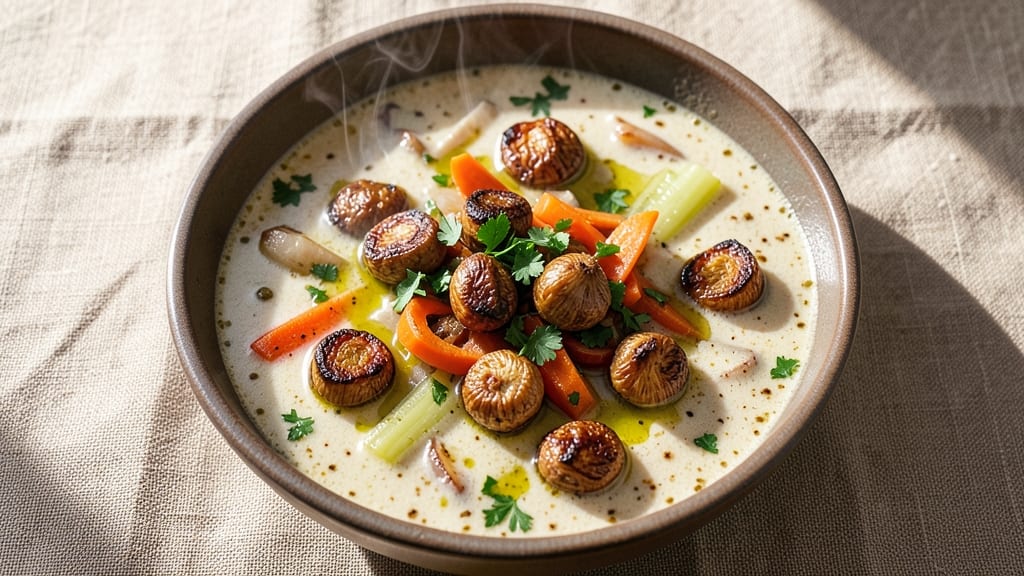 40 Clove Garlic Soup Recipe: Bold, Toasted Garlic Infusion in One Pot