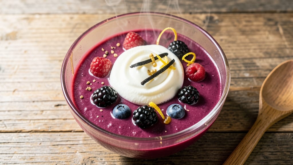 Berry Soup Recipe: Summer Fruit Simmered With Vanilla Bean