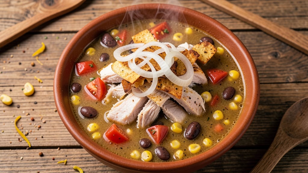 Amazing Chicken Tortilla Soup Recipe: Bold Cumin and Lime Zing in 30 Minutes