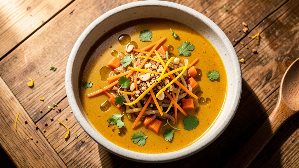 Abram Anderson's Anti-Inflammatory Soup Recipe: Celery Crown Crunch Meets Turmeric-Ginger Harmony