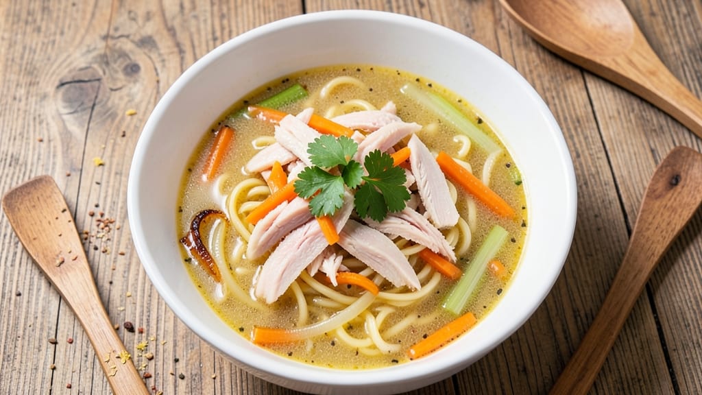 Barefoot Contessa Chicken Noodle Soup Recipe: Velvety Broth and Pillowy Egg Noodles