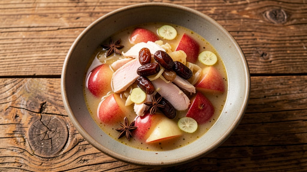 Apple Soup Recipe Chinese: Fragrant Ginger and Star Anise Warmth