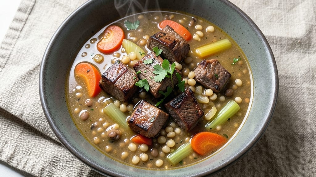 Beef Barley Lentil Soup Recipe: Hearty One-Pot Protein Powerhouse