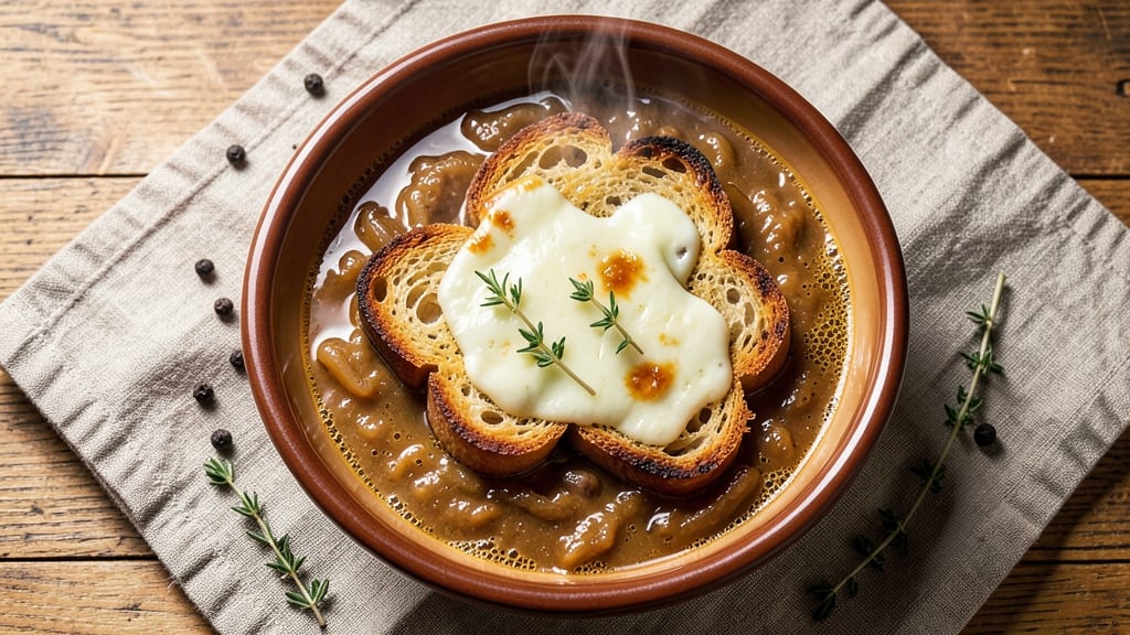 Balthazar French Onion Soup Recipe: Crispy Gruyère Crowns Over Silky Broth