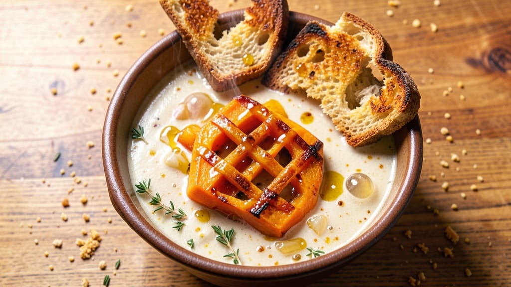 Atlanta Bread Butternut Squash Soup Recipe: Toasted Sourdough Crumb Topping Magic