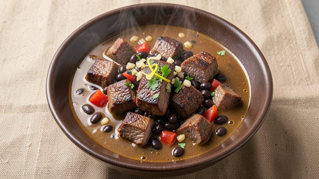 Applebee's Steak and Black Bean Soup Recipe: Smoky Tomato Base with Tender Beef Chunks