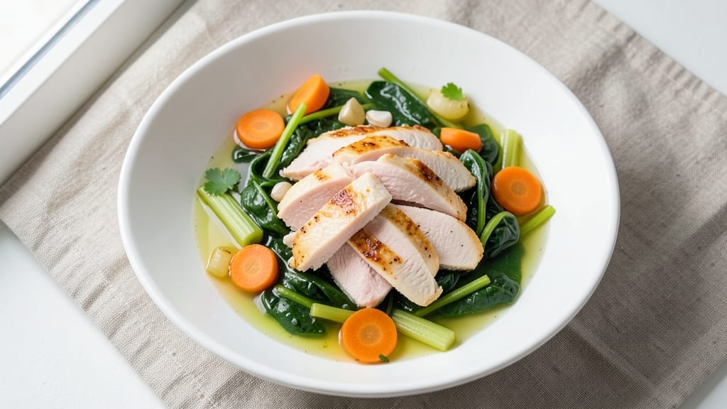 Atkins Chicken Soup Recipe: Low-Carb Comfort With Celery Crown Crunch