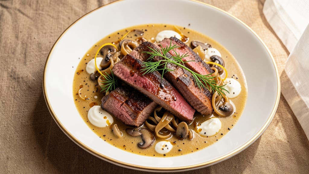 Beef Stroganoff Recipe With Golden Mushroom Soup And Sour Cream: One-Pan Creamy Crust Magic