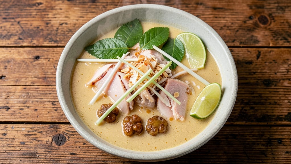Bangkok Coconut Lemongrass Soup Recipe: Fragrant Spice and Herbal Harmony