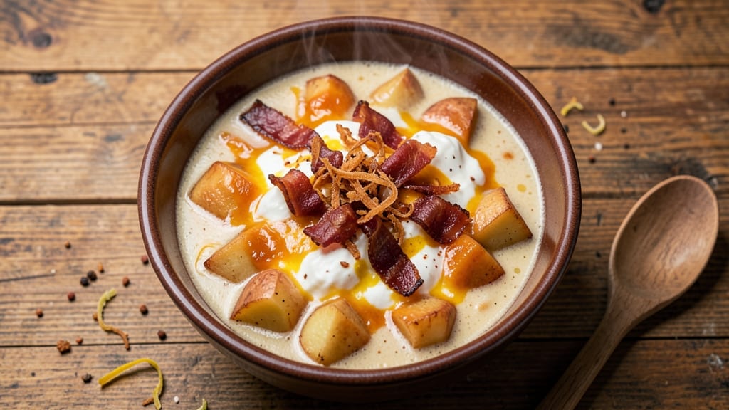 Bennigan's Loaded Potato Soup Recipe: Cheesy Bacon Crunch on Creamy Tomato Base