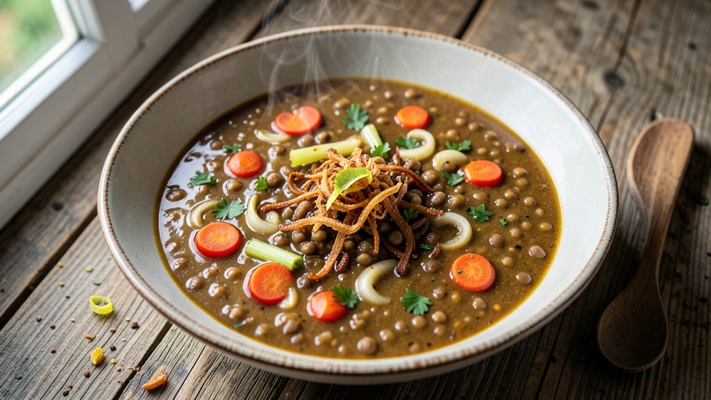 Authentic German Lentil Soup Recipe: Smoky Beer-Braised Comfort in One Pot