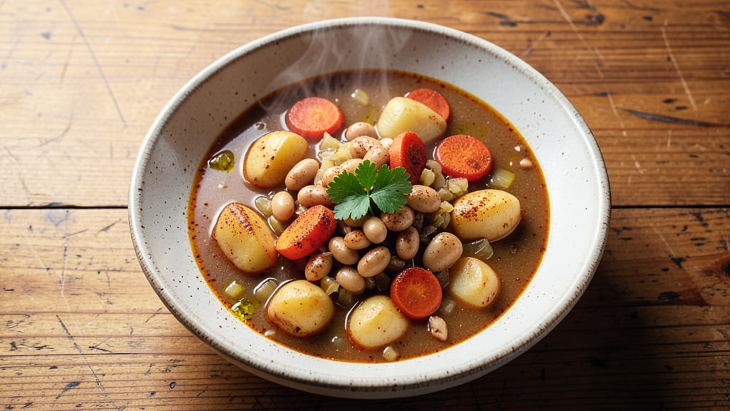 Authentic Spanish Bean Soup Recipe: Smoky Garlic and Paprika-Rich Simmer