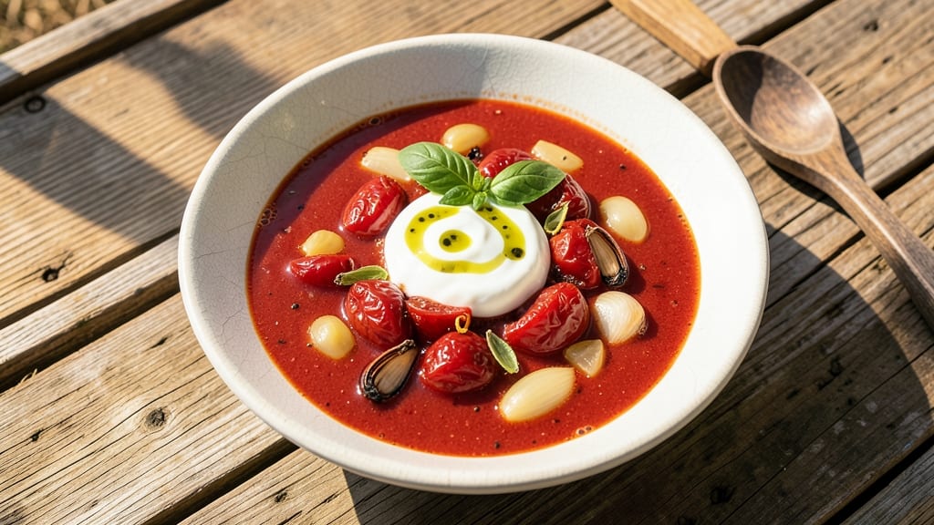 Beach Bar Clarklake Tomato Soup Recipe: Sunset-Inspired Creaminess with Toasted Breadcrumbs