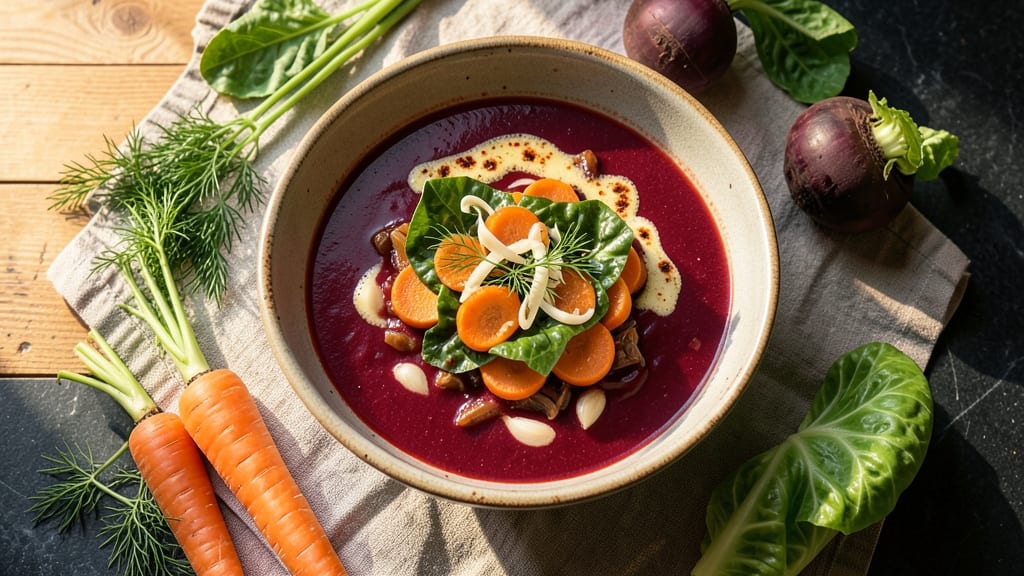 Beet Cabbage Carrot Soup Recipe: Earthy Trio Simmered to Silky Smoothness