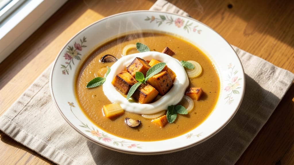 Best Squash Soup Recipe Ever: Velvety Texture With Toasted Sage Crunch