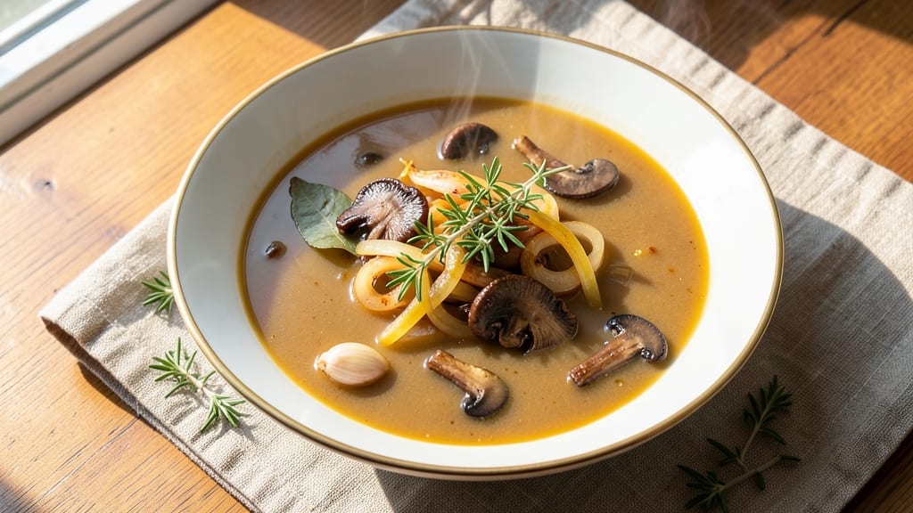 Beef Broth Mushroom Soup Recipe: Earthy Umami Depth With Mushroom Magic