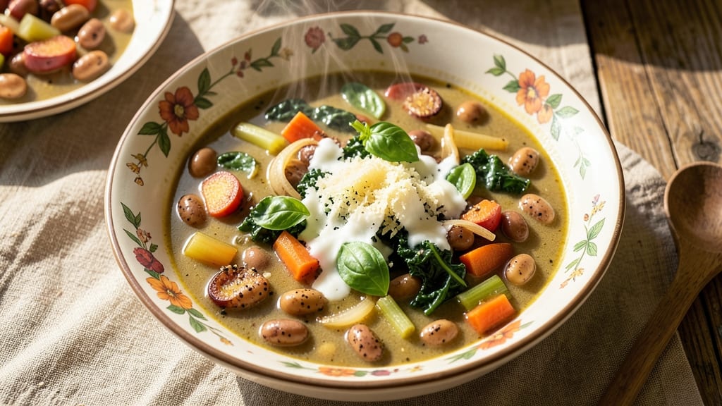 Authentic Italian Vegetarian Minestrone Soup Recipe: Rustic Bean and Herb Harmony in One Pot