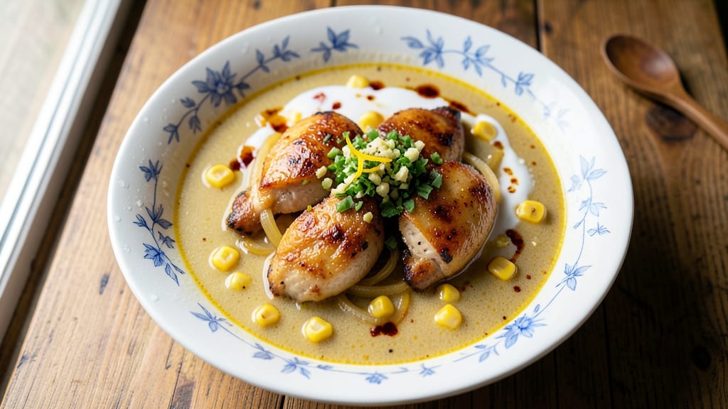 Bangladeshi Chicken Corn Soup Recipe: Fragrant Turmeric and Coconut Harmony