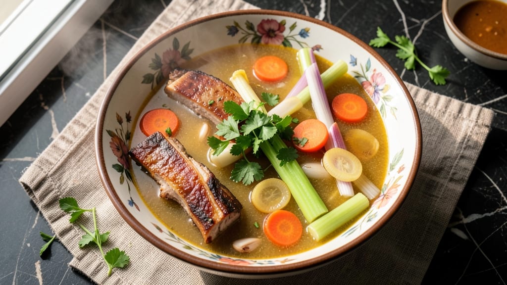 Beef Stock Vegetable Soup Recipe: Deep Umami Flavor From Slow-Simmered Bones