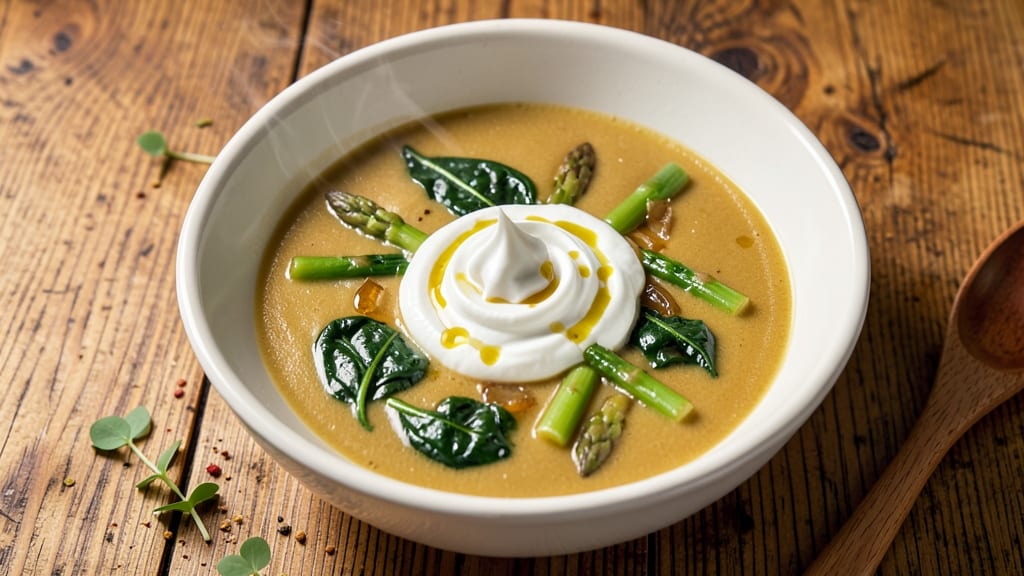 Amelie's Spinach Asparagus Leek Soup Recipe: Herbal Freshness in 30 Minutes