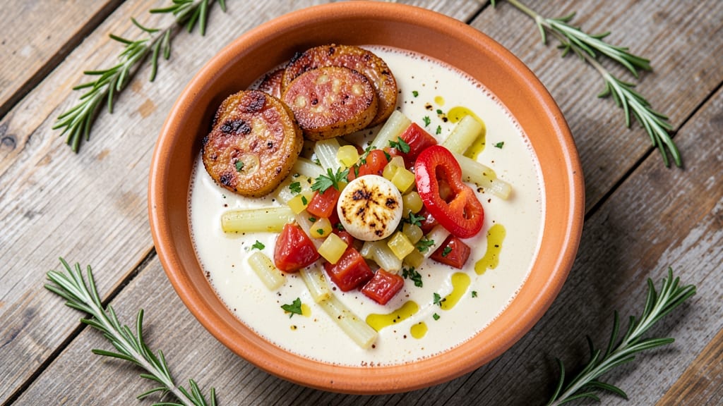 Better Than Olive Garden Zuppa Toscana Soup Recipe: Silky Tomato Broth with Crispy Celery Crowns