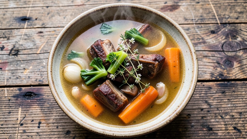 Beef Bones Soup Recipe South Africa: Rich Broth and Crispy Celery Crowns