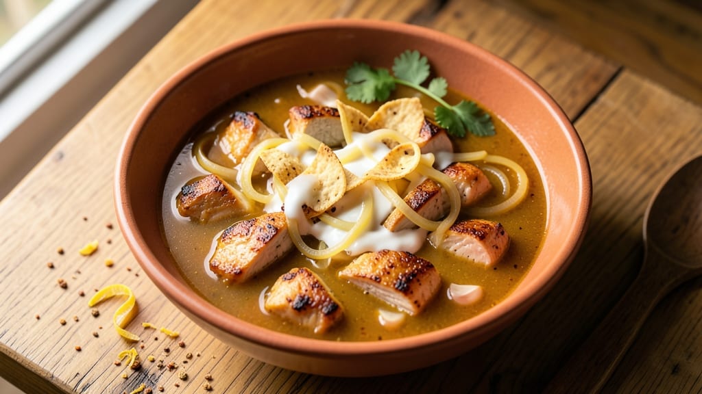 Applebee's Cheese Chicken Tortilla Soup Recipe: Crispy Tortilla Strips and Smoky Cheddar Swirls