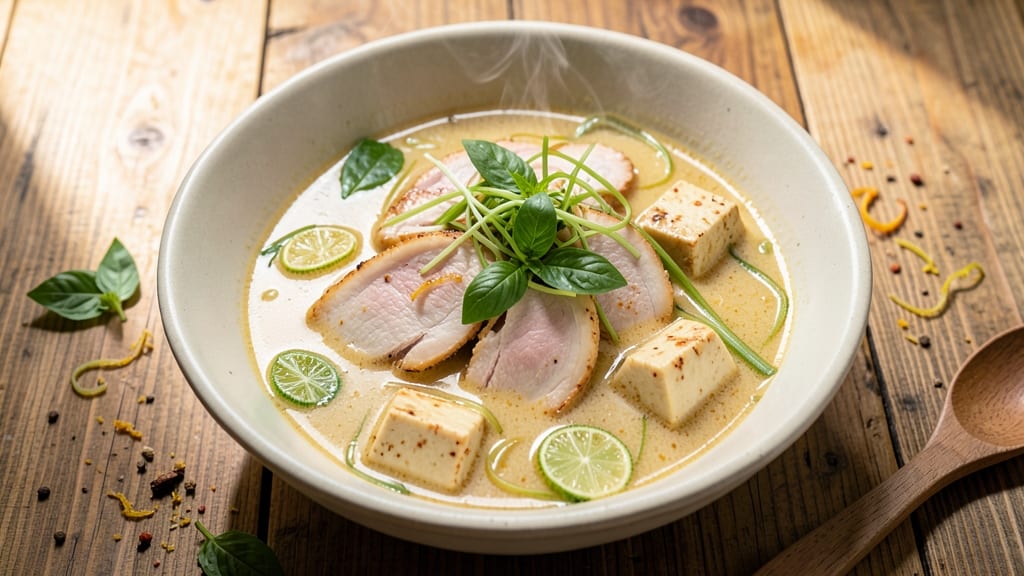 Authentic Thai Tom Kha Soup Recipe: Fragrant Coconut-Lemongrass Broth With Crispy Celery Crowns