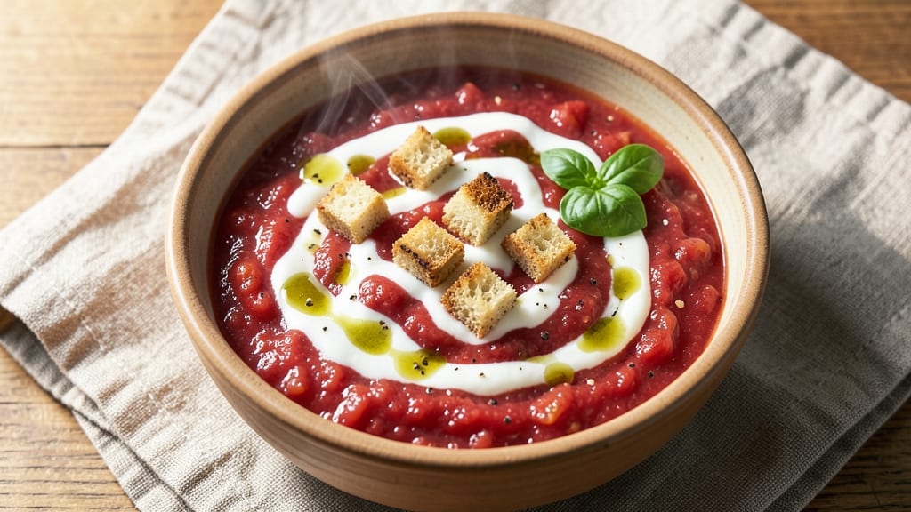 5 Ingredient Tomato Soup Recipe: Ultra-Smooth Velvety Texture in Minutes