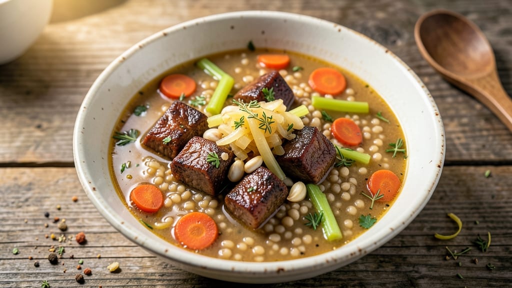 Beef Barley Soup Recipe Alton Brown: Alton's Signature Celery Crown Crunch