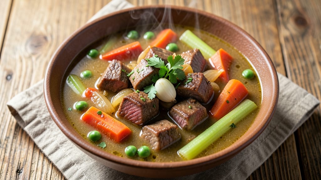 Beef Vegetable Soup Recipe With Frozen Veggies: One-Pot Freezer-Friendly Feast